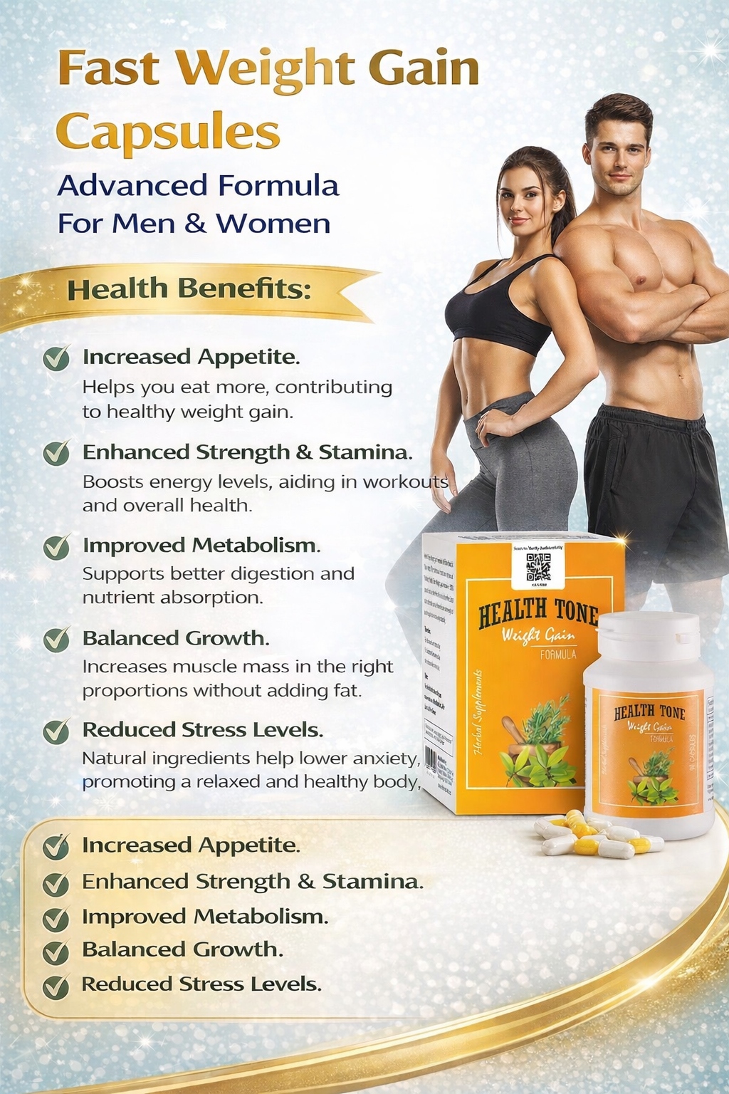 Health Tone Weight Gain Capsules